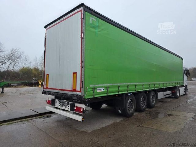 Auflieger mit Pritsche & Plane SCHMITZ CARGOBULL Gardine Standard, Lift, 12642 XL, Edscha