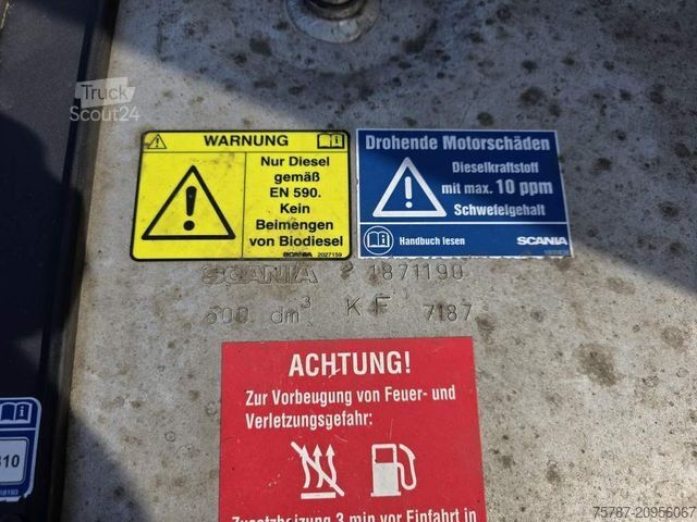Cap tractor standard SCANIA R500, Retarder, Navi, Standklima, 19.000 Kg
