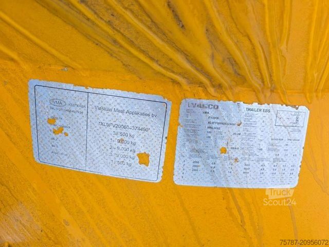 Tankauflieger D-TEC Vlastuin/ Kesteren Gülleauflieger mit ADR