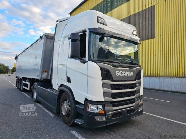 Standartinis vilkikas SCANIA R450,Retarder,Kipphydraulik,ALCOA LM