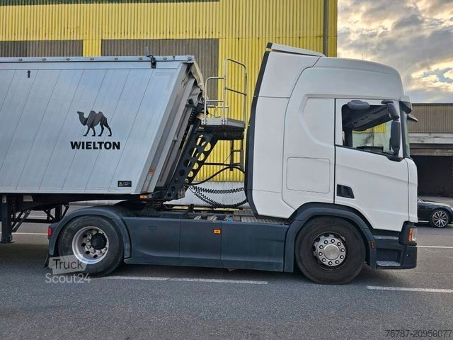 Standartinis vilkikas SCANIA R450,Retarder,Kipphydraulik,ALCOA LM