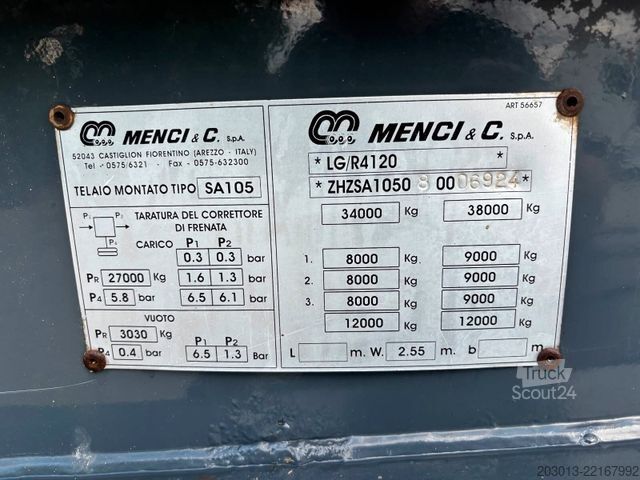 Tankauflieger MENCI SA105-SA35A Tankauflieger