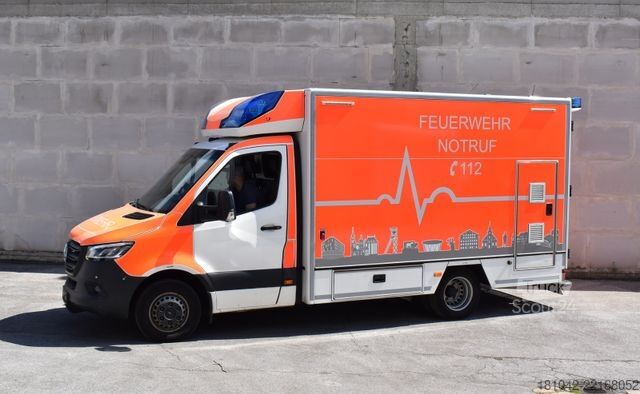 Brandbil MERCEDES-BENZ Sprinter Fahrtec Rettungswagen