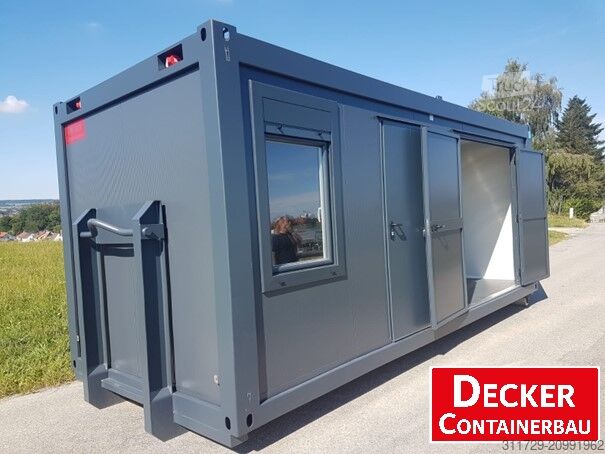 Container résidentiel Decker Containerbau Kombicontainer auf ABR,20 ft halb Büro
