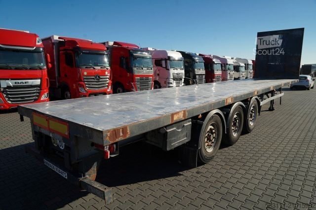 Remorque semi-plateforme de travail SAMRO NACZEPA PLATFORMA / STALOWA  POD?OGA 