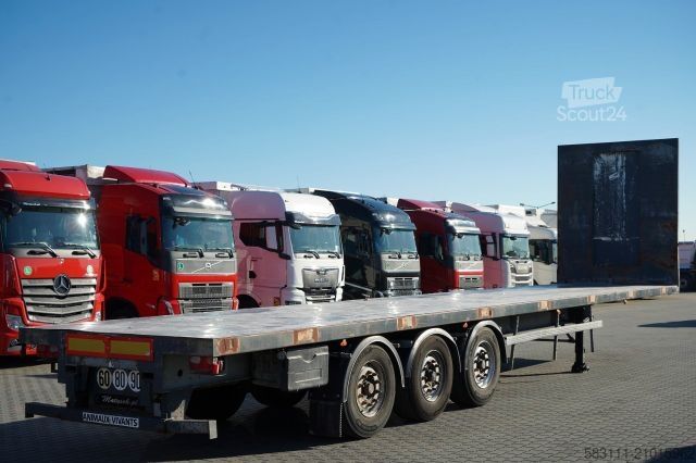 Remorque semi-plateforme de travail SAMRO NACZEPA PLATFORMA / STALOWA  POD?OGA 