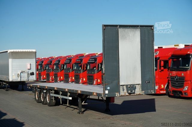 Remorque semi-plateforme de travail SAMRO NACZEPA PLATFORMA / STALOWA  POD?OGA 