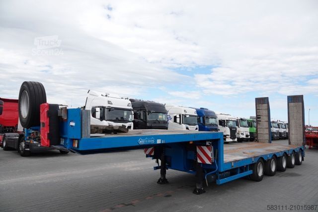 Dieplader oplegger NOOTEBOOM NISKOPODWOZIE / DMC: 80 000 KG / 5 OSI / SKR?TNE