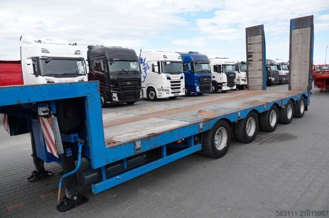 Dieplader oplegger NOOTEBOOM NISKOPODWOZIE / DMC: 80 000 KG / 5 OSI / SKR?TNE