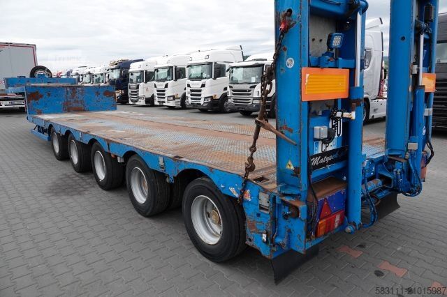 Dieplader oplegger NOOTEBOOM NISKOPODWOZIE / DMC: 80 000 KG / 5 OSI / SKR?TNE
