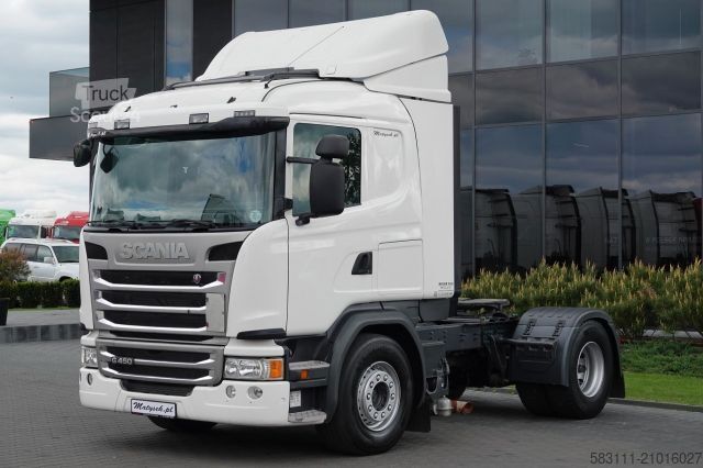 Standard tractor unit SCANIA G 450 / RETARDER / NISKA KABINA /  SPROWADZONA 