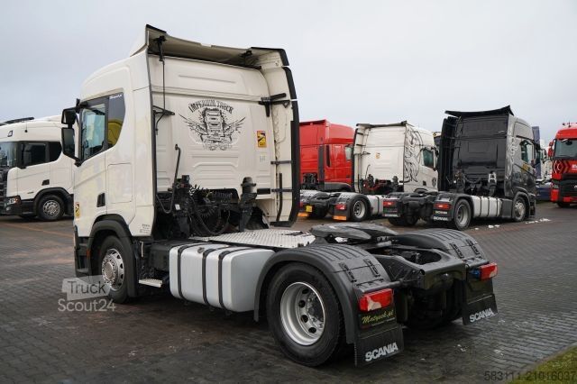 Standard tractor unit SCANIA R 450 / RETARDER / NISKA KABINA / 