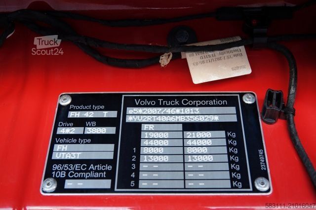 Tracteur routier standard VOLVO FH 500 / I-SAVE / XXL / I-PARK COOL / NOWY MODEL