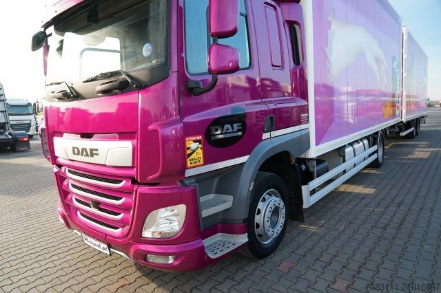 Dobozos teherautó DAF CF 450 / ZESTAW TANDEM / KONTENER /  120 M3 / PR