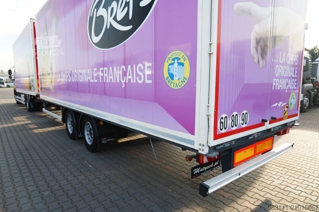 Dobozos teherautó DAF CF 450 / ZESTAW TANDEM / KONTENER /  120 M3 / PR