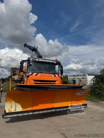 Autre IVECO 190-360 Trakker 4x4 Kran/ Schneeschild+ Streuer