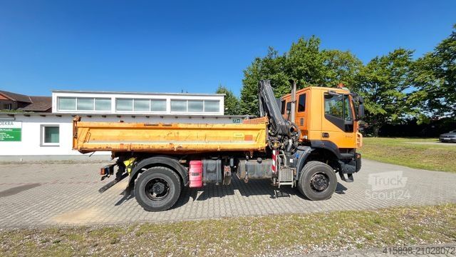 Autre IVECO 190-360 Trakker 4x4 Kran/ Schneeschild+ Streuer