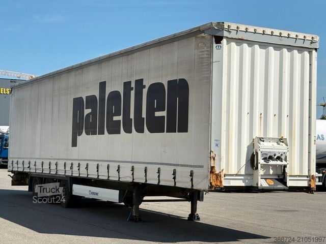 Semi-remorque bâchée KRONE SD*Jumbo/Mega*Liftachse*BPW-Achsen*Edschaverdeck