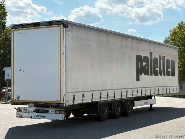 Semi-remorque bâchée KRONE SD*Jumbo/Mega*Liftachse*BPW-Achsen*Edschaverdeck