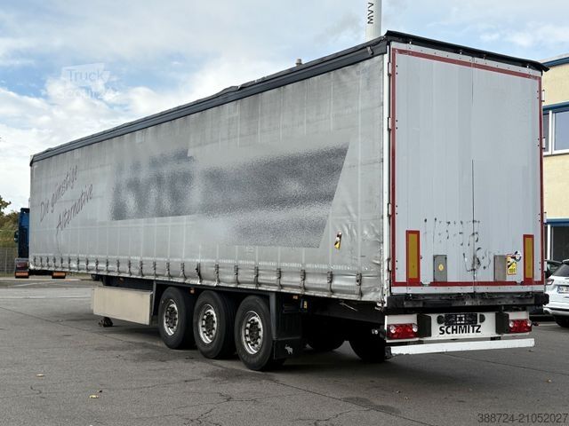 Open oplegger met zeil SCHMITZ CARGOBULL SCB*S3T*Vollluft*Palettenkasten*Edscha*XL Zertif