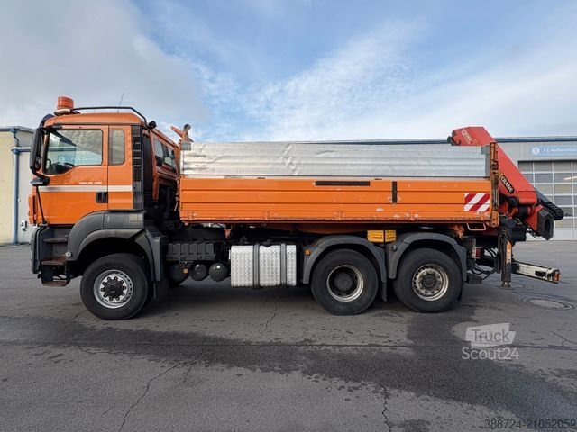 Camion benne MAN TGS26.400*6x4*3-Seitenkipper*Palfinger*Lenk+Lift