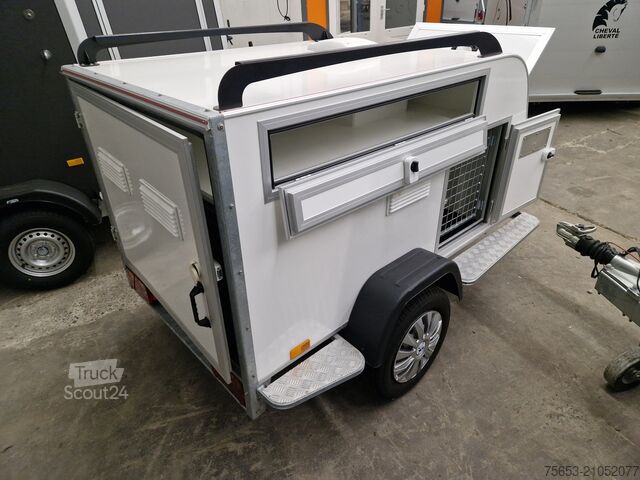 Autres Other Hunde Transport Anhänger TomDog 3 mit Lüfter isoliert 100kmh verfügbar