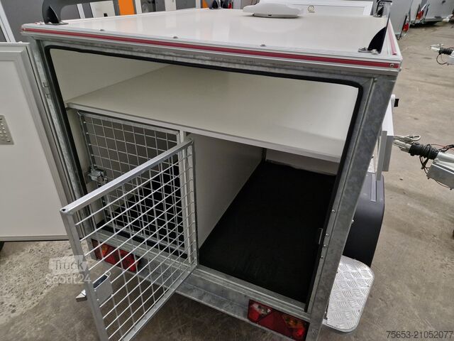 Autres Other Hunde Transport Anhänger TomDog 3 mit Lüfter isoliert 100kmh verfügbar