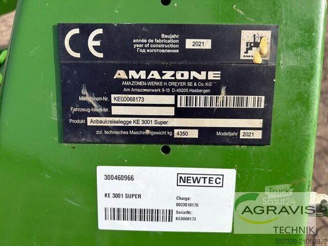 Cultivador de campo Amazone KE 3001 SUPER
