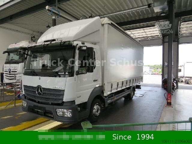 Kombiniran vozilo s ponjavo MERCEDES-BENZ Atego 821L/4220/4x2 tainsider/Heckporta