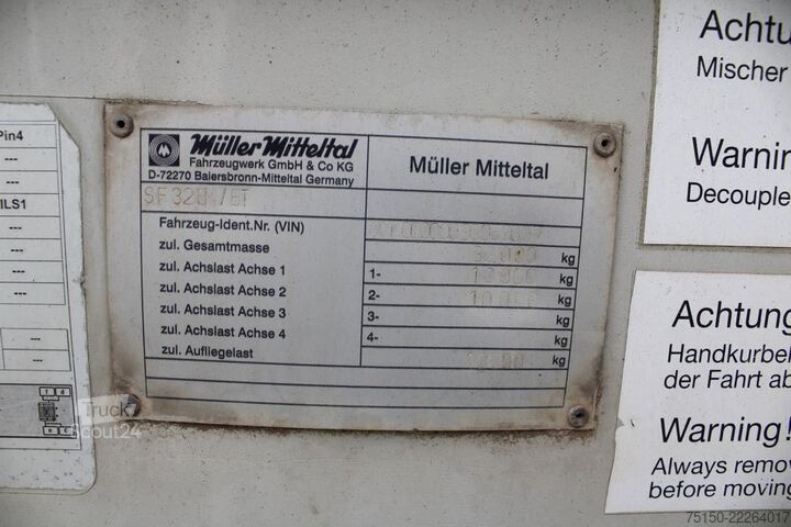 Semi-remorque MÜLLER-MITTELTAL LIEBHERR HTM 1004 10 m³ BETONAUFLIEGER Nr.: 007