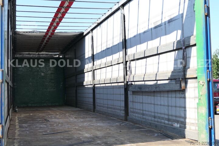 Brandalı açık yarı römork SCHMITZ CARGOBULL S01 Pritsche Plane 92m³ Liftachse safety-roof
