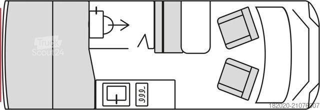 Τροχόσπιτο αυτοκινούμενο BÜRSTNER Papillon PC 6.0 Komfort-Pack Aufbau/Chassis