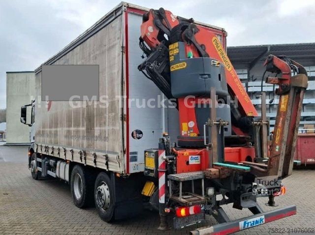 LKW mit Pritsche & Plane MERCEDES-BENZ Antos Actros / 23m Palfinger Kran PK23002 Flyjib