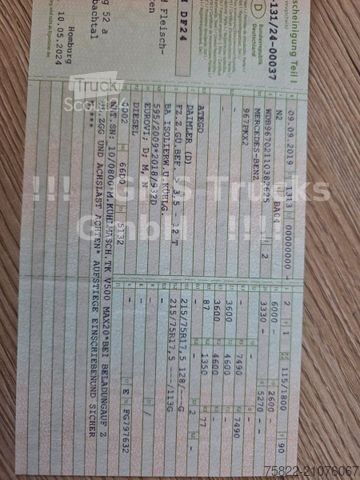 Furgon sa rashladnim sandukom MERCEDES-BENZ Atego 816 / WENIG km / Frigo COOL Thermo King