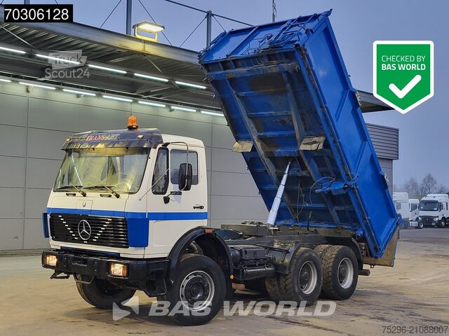 3-stranný sklápač Mercedes 2225B SK 6X4 V8 Big-Axle Steelsuspension 12m3 3...