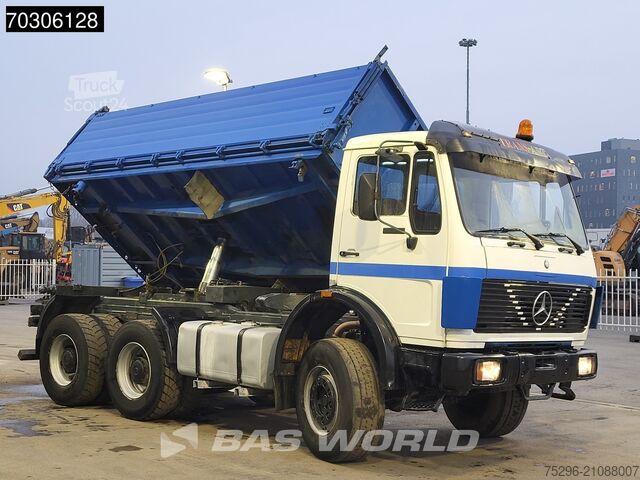 3-stranný sklápač Mercedes 2225B SK 6X4 V8 Big-Axle Steelsuspension 12m3 3...