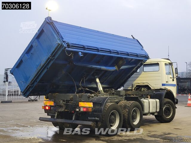 3-stranný sklápač Mercedes 2225B SK 6X4 V8 Big-Axle Steelsuspension 12m3 3...