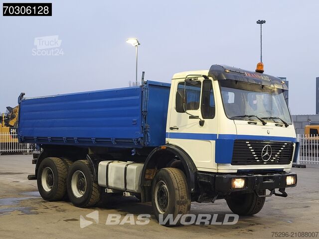 3-stranný sklápač Mercedes 2225B SK 6X4 V8 Big-Axle Steelsuspension 12m3 3...
