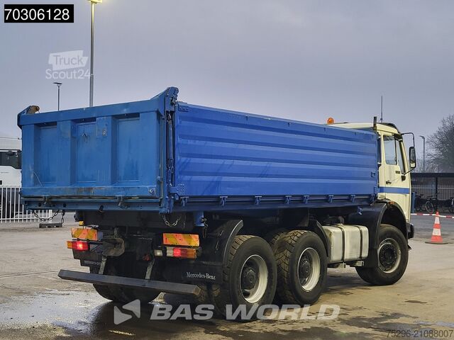 3-stranný sklápač Mercedes 2225B SK 6X4 V8 Big-Axle Steelsuspension 12m3 3...
