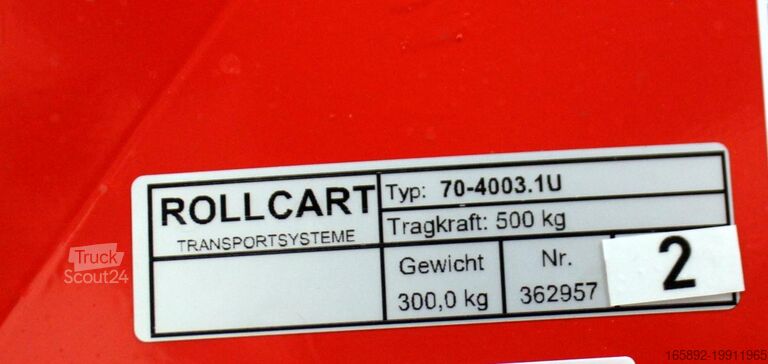 Abrollanhänger (Roll-off Trailer) GABRIEL Rollcart B-Frame