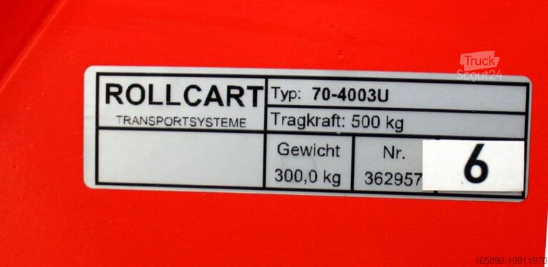 Abrollanhänger (Roll-off Trailer) GABRIEL Rollcart B-Frame