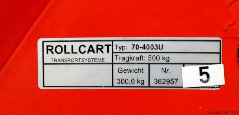 Abrollanhänger (Roll-off Trailer) GABRIEL Rollcart B-Frame