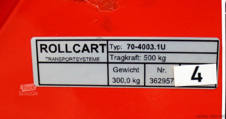 Abrollanhänger (Roll-off Trailer) GABRIEL Rollcart B-Frame