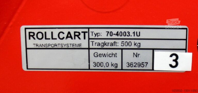 Abrollanhänger (Roll-off Trailer) GABRIEL Rollcart B-Frame
