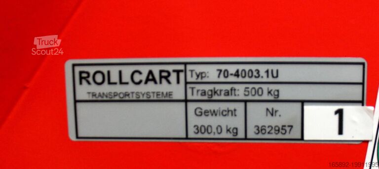 Abrollanhänger (Roll-off Trailer) GABRIEL Rollcart B-Frame