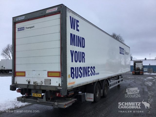 Koffer oplegger Fruehauf Trockenfrachtkoffer Standard Ladebordwand