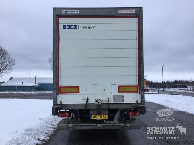 Koffer oplegger Fruehauf Trockenfrachtkoffer Standard Ladebordwand