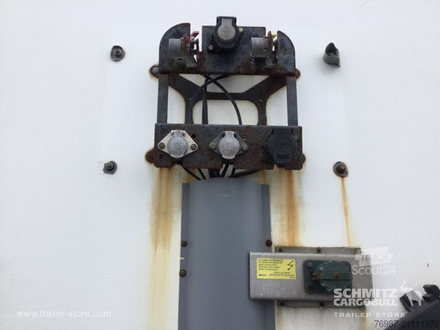 Koffer oplegger Fruehauf Trockenfrachtkoffer Standard Ladebordwand