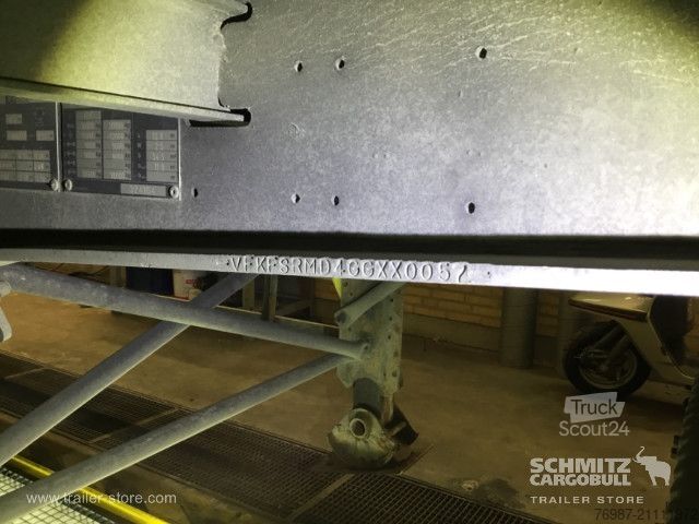 Koffer oplegger Fruehauf Trockenfrachtkoffer Standard Ladebordwand