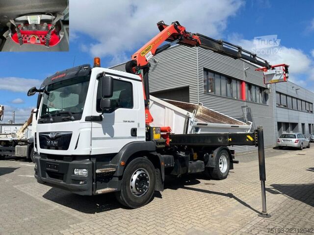 Wywrotka MAN TG-M 18.290 4x2 2-Achs Kipper Kran Funk 4xhydr+G